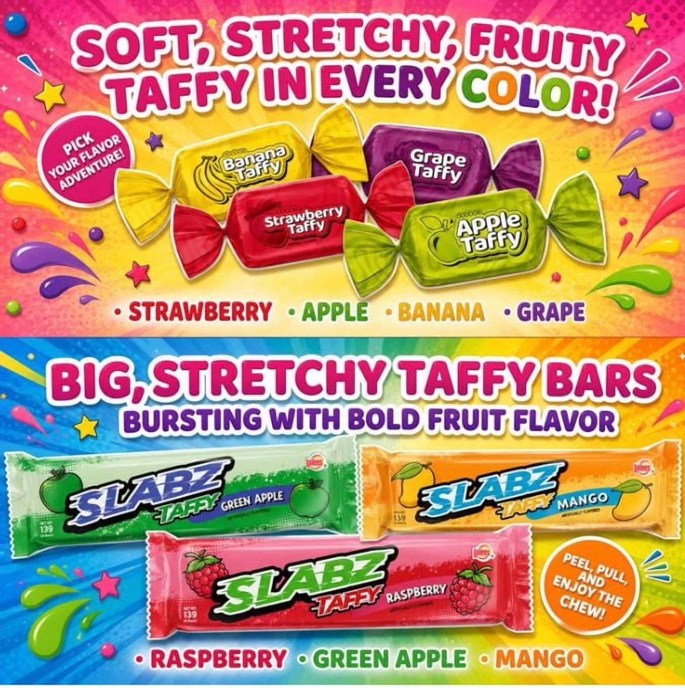 A Great Surprise Big Bulk Assorted Candy Mix, 6.5 lb Bulk Halloween Individually Wrapped Candy, Variety Pack for Trick-Or-Treating, Piñatas, Goodie Bags & Party Favors - Image 3