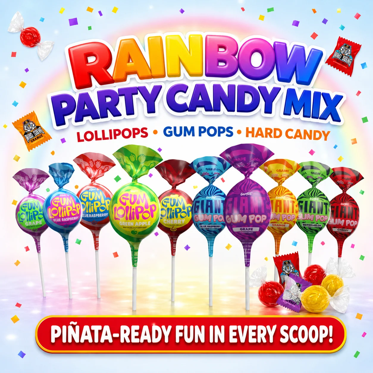 A Great Surprise Big Bulk Assorted Candy Mix, 6.5 lb Bulk Halloween Individually Wrapped Candy, Variety Pack for Trick-Or-Treating, Piñatas, Goodie Bags & Party Favors - Image 6