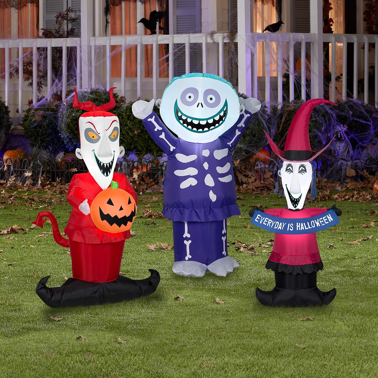 Gemmy Airblown Inflatable Disney Lock, Shock And Barrel Halloween Decoration, 48.03 in x 11.42 in x 23.23 in - Image 2