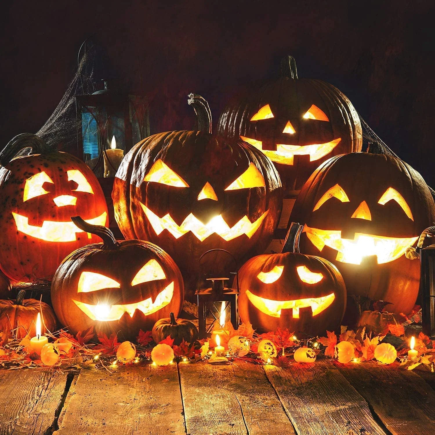 15 Pieces Halloween Pumpkin Carving Kit + Hammer, Professional Stainless Steel Carving Punchers Tools Set, Pumpkin Cutting Sculpting Tool for Halloween Decoration Jack-O-Lanterns - Image 3